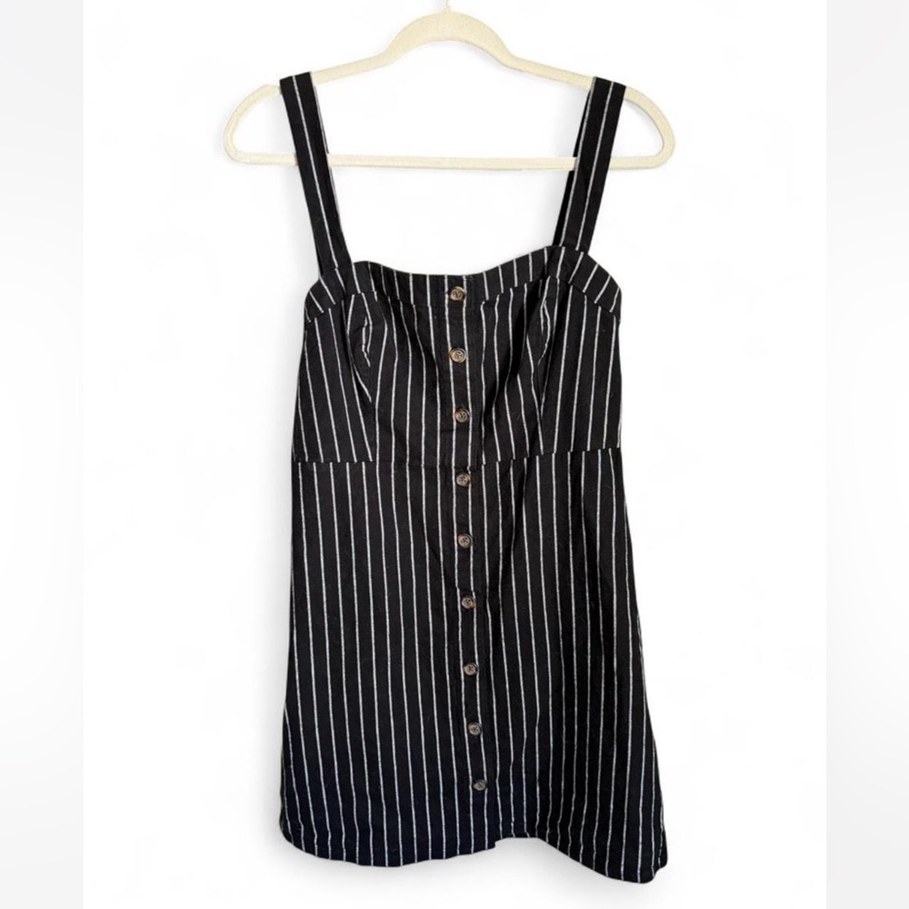 Hollister Black and White Striped Dress